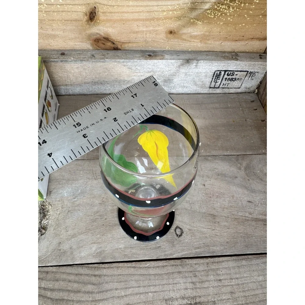 Vintage‎ Home Essentials And Beyond Chili Peeper Glasses- NEW Fiesta Wear